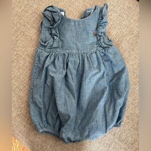 Ralph Lauren Blue Denim Romper